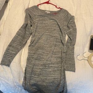 Liz Lange maternity Heather Gray Midi Dress